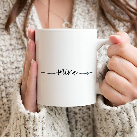 Mine Printed White Coffee Mug