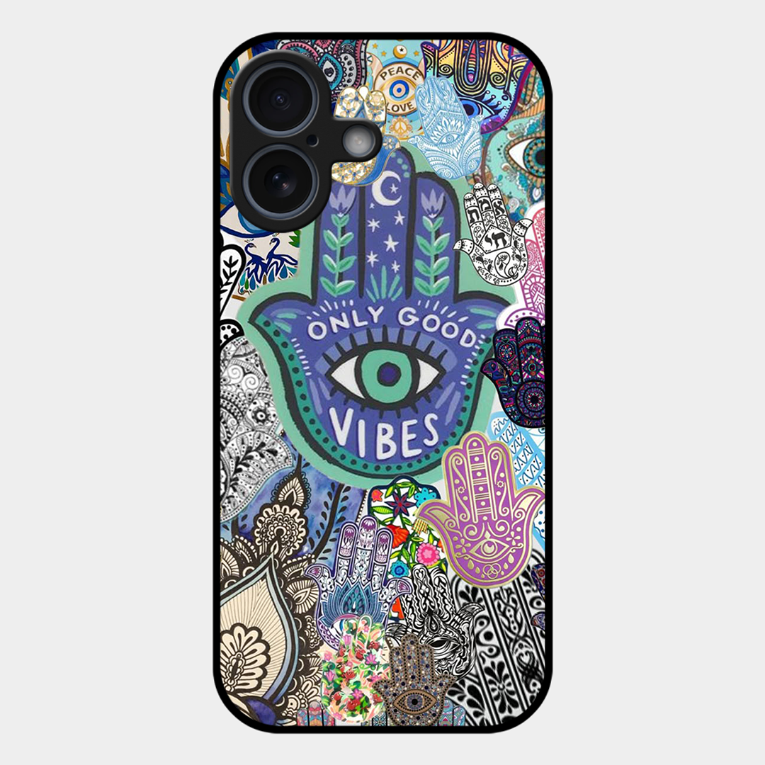 Only Good Vibes Printed Protective Phone Cover for iPhone 17