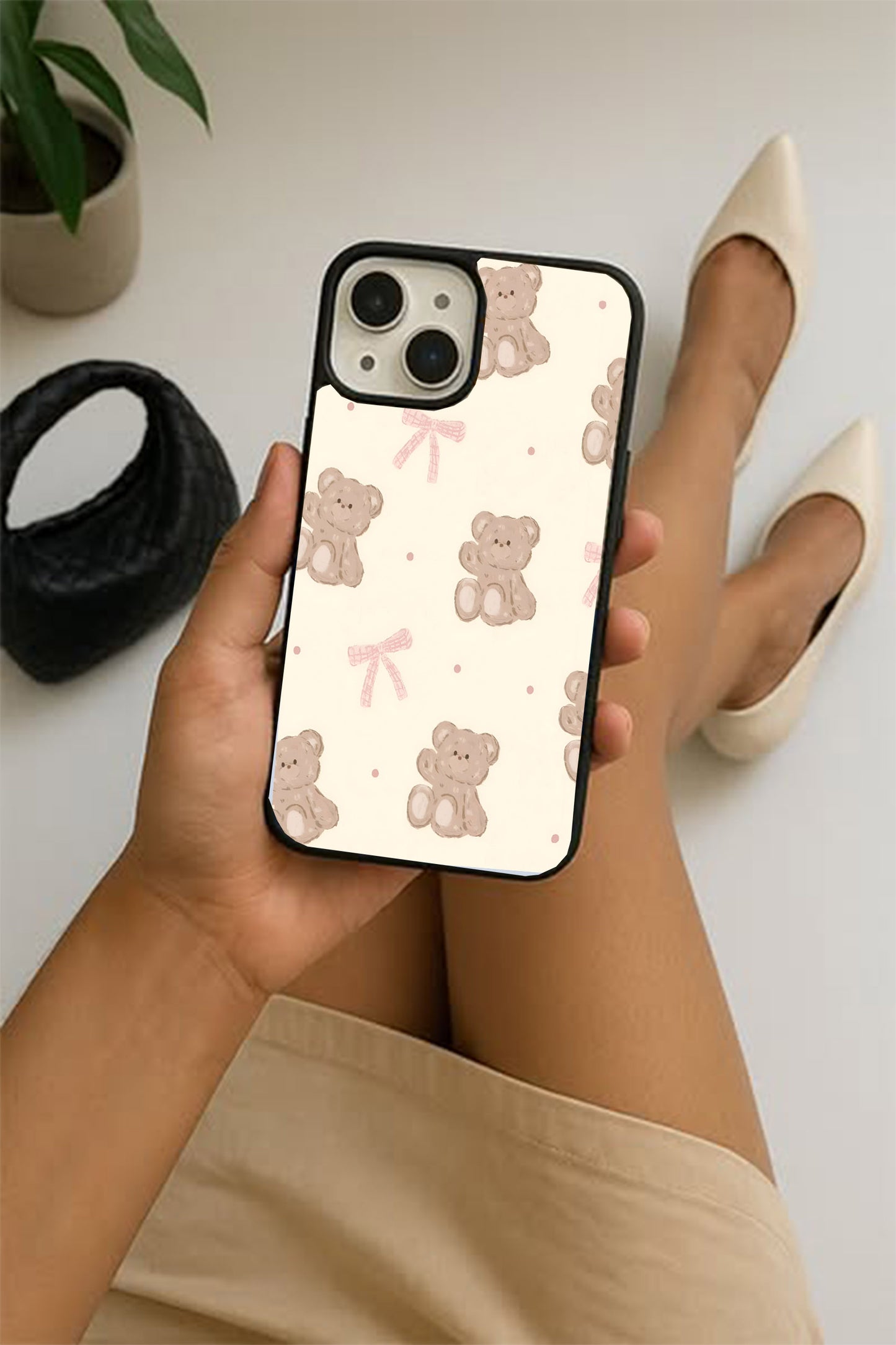 Bows & Teddy Printed Protective case