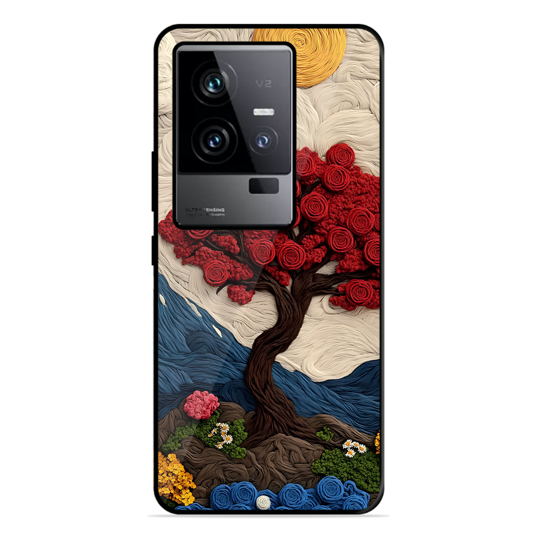 Nature Tree Printed Protective Phone Cover for Iqoo 11 5G