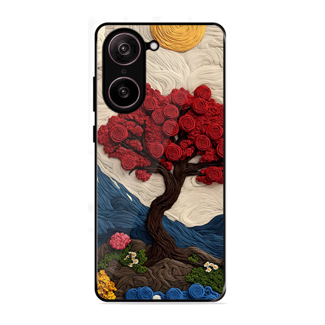 Nature Tree Printed Protective Phone Cover for Oneplus Nord Ce 5 5G