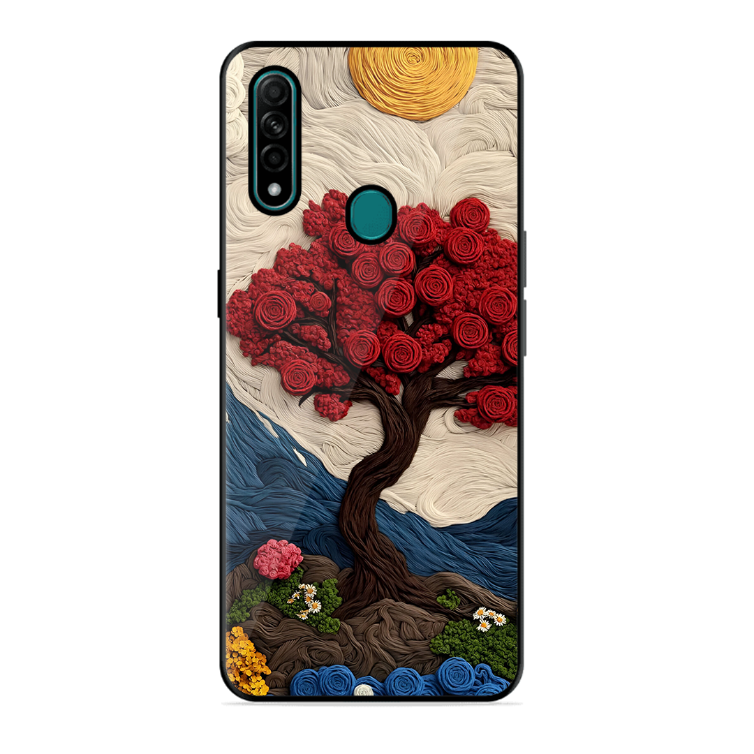 Nature Tree Printed Protective Phone Cover for Oppo A31