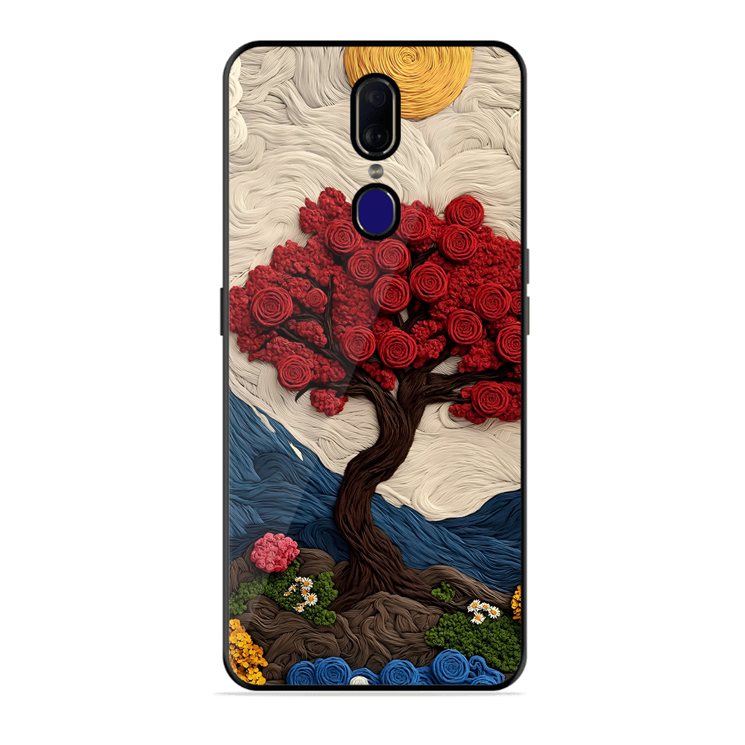 Nature Tree Printed Protective Phone Cover for Oppo F11