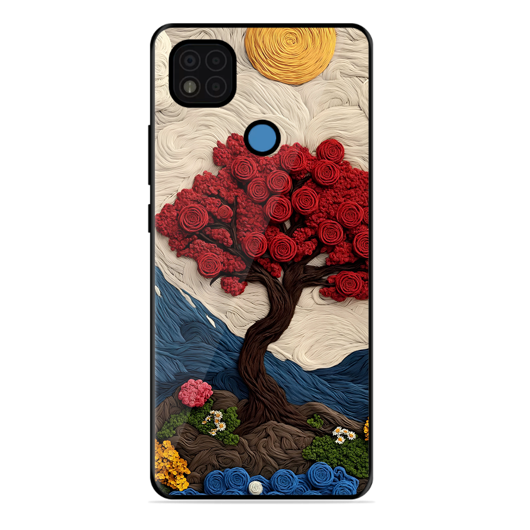Nature Tree Printed Protective Phone Cover for Poco C31