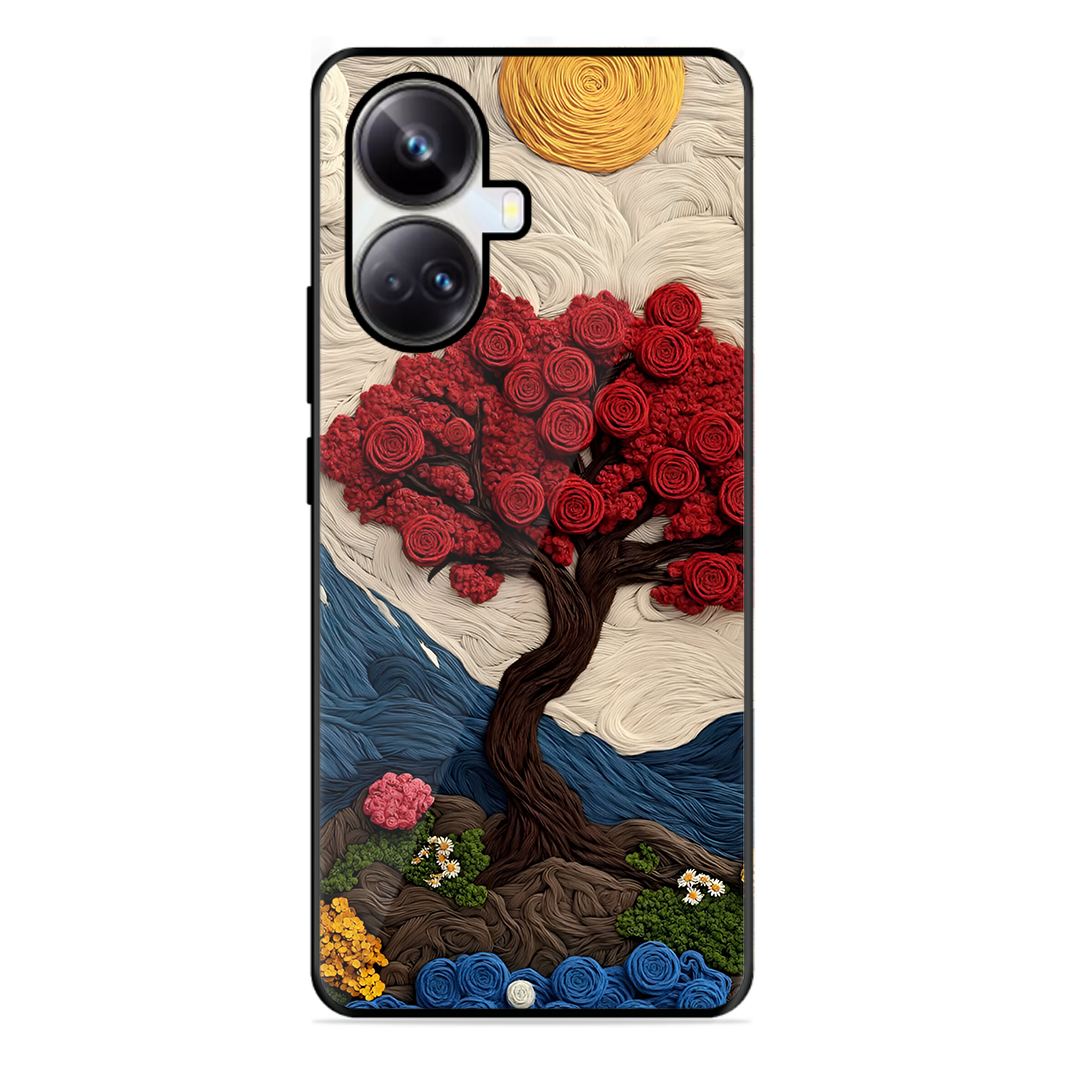 Nature Tree Printed Protective Phone Cover for Realme 10 Pro Plus 5G