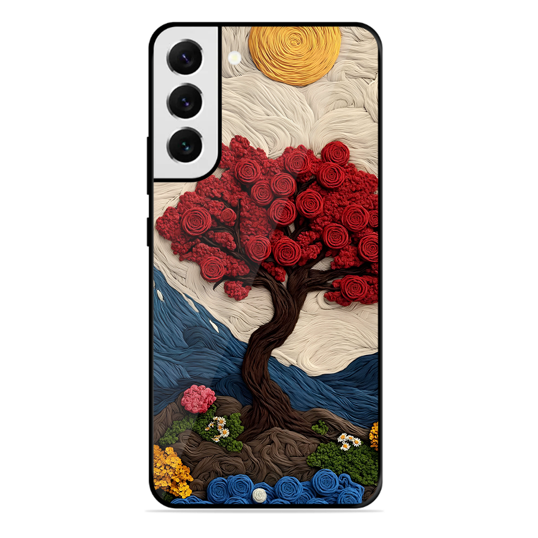 Nature Tree Printed Protective Phone Cover for Samsung Galaxy S22 Plus