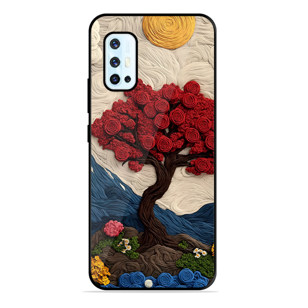 Nature Tree Printed Protective Phone Cover for Vivo V17