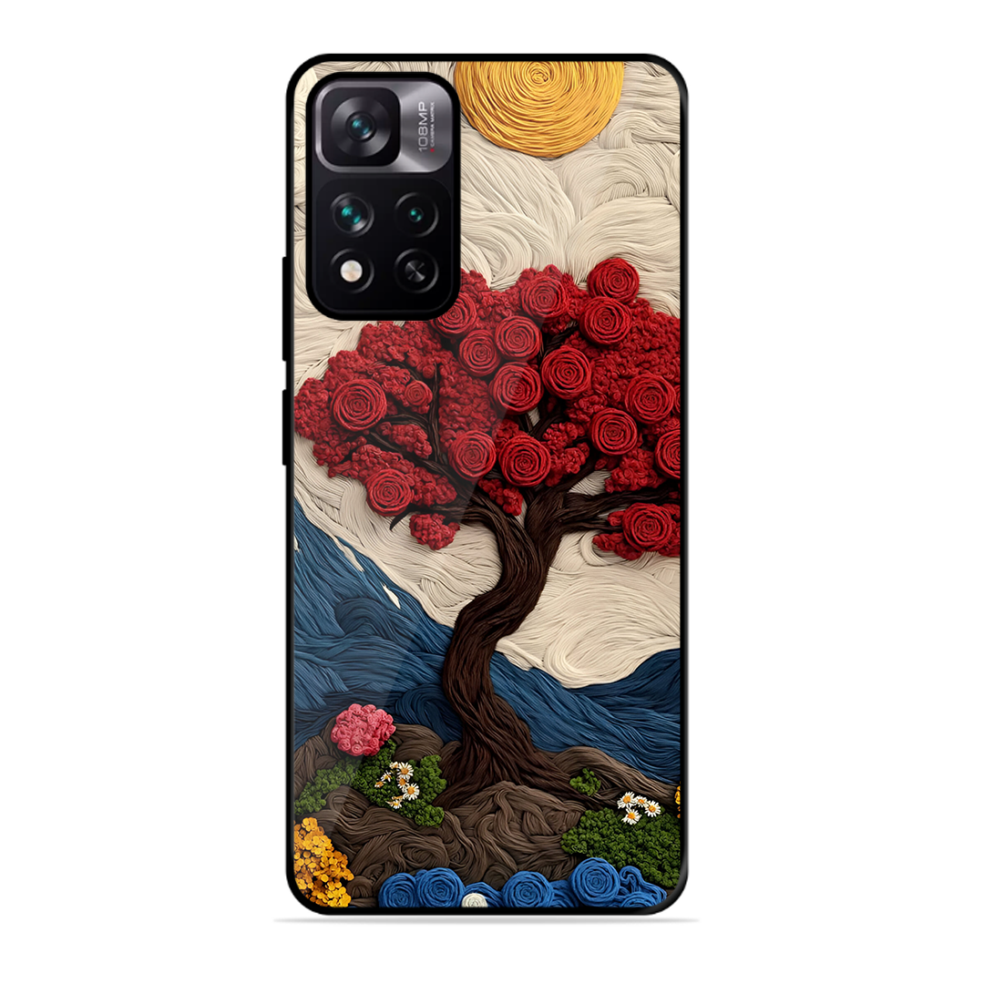 Nature Tree Printed Protective Phone Cover for Xiaomi Mi 11I 5G