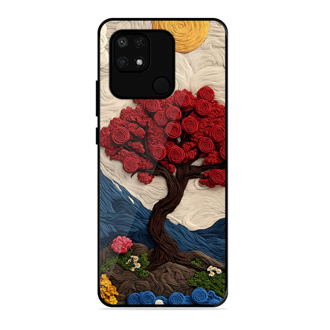 Nature Tree Printed Protective Phone Cover for Xiaomi Redmi 10 Power
