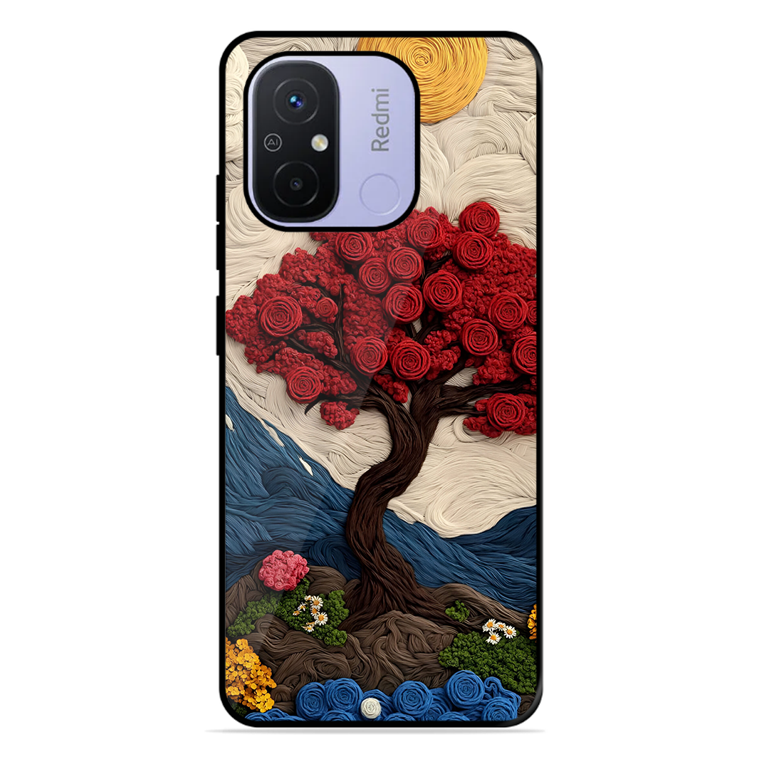 Nature Tree Printed Protective Phone Cover for Xiaomi Redmi 12C