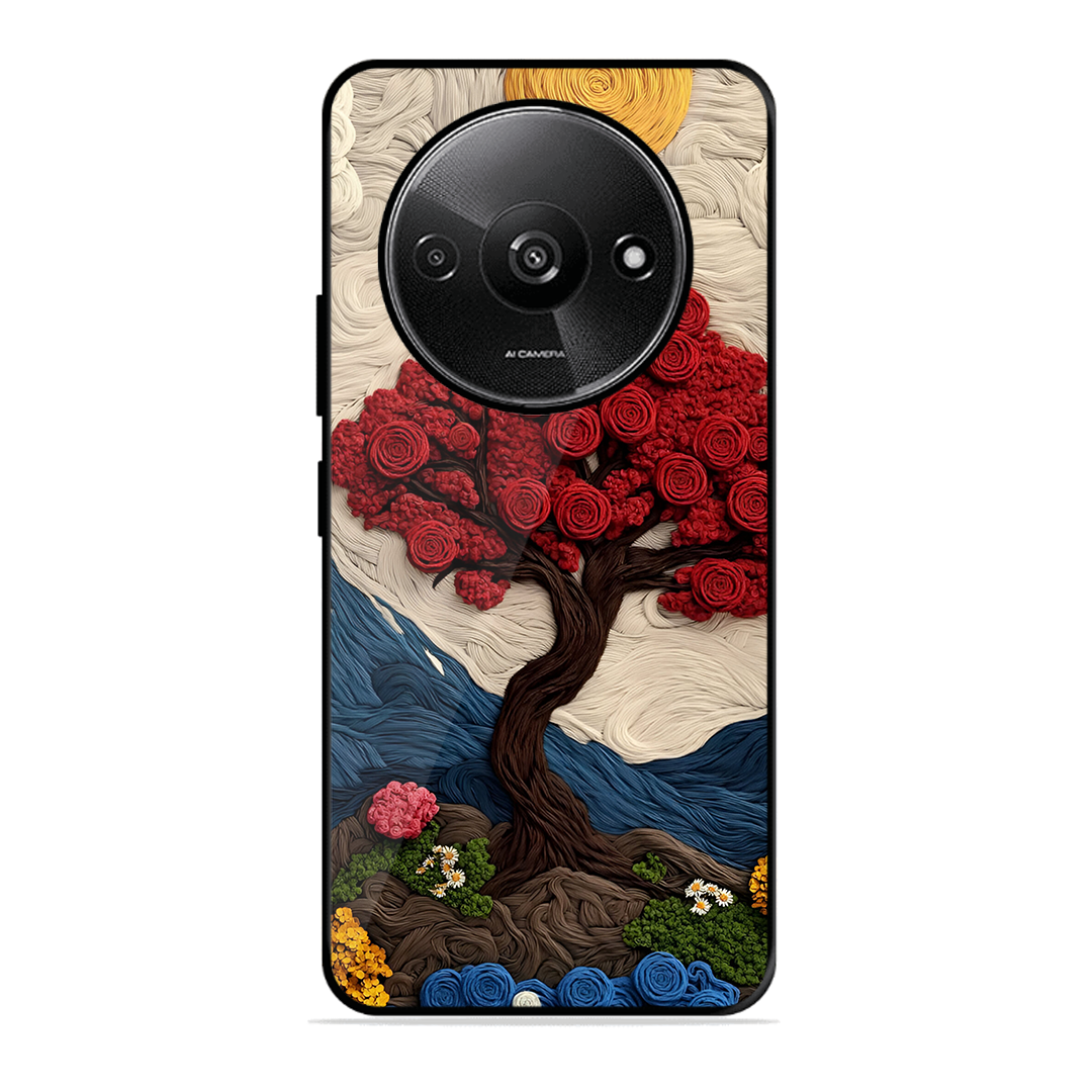 Nature Tree Printed Protective Phone Cover for Xiaomi Redmi A3 2024