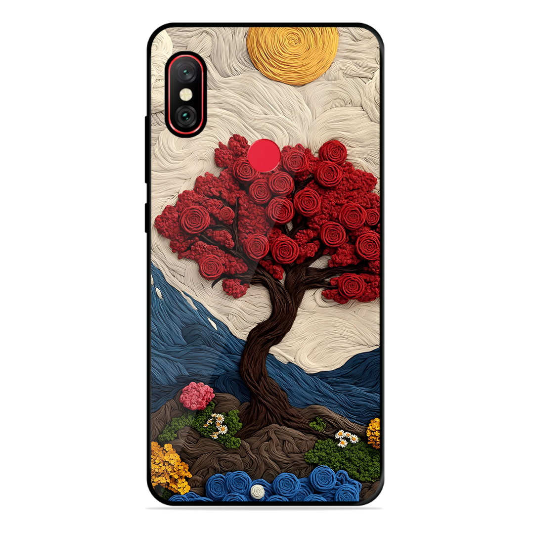 Nature Tree Printed Protective Phone Cover for Xiaomi Redmi Y2