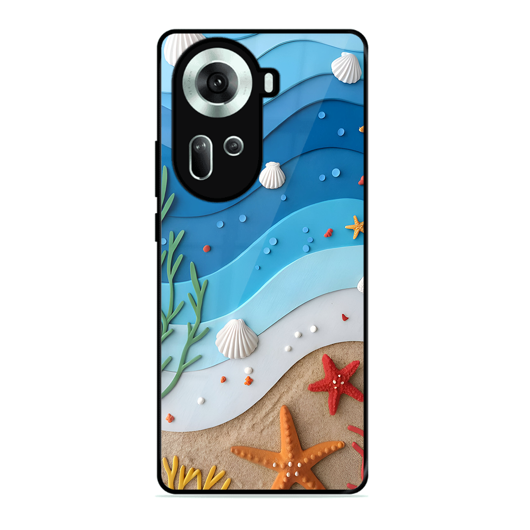 Beach Thing Printed Protective Phone Cover forOppo Reno 11 5G