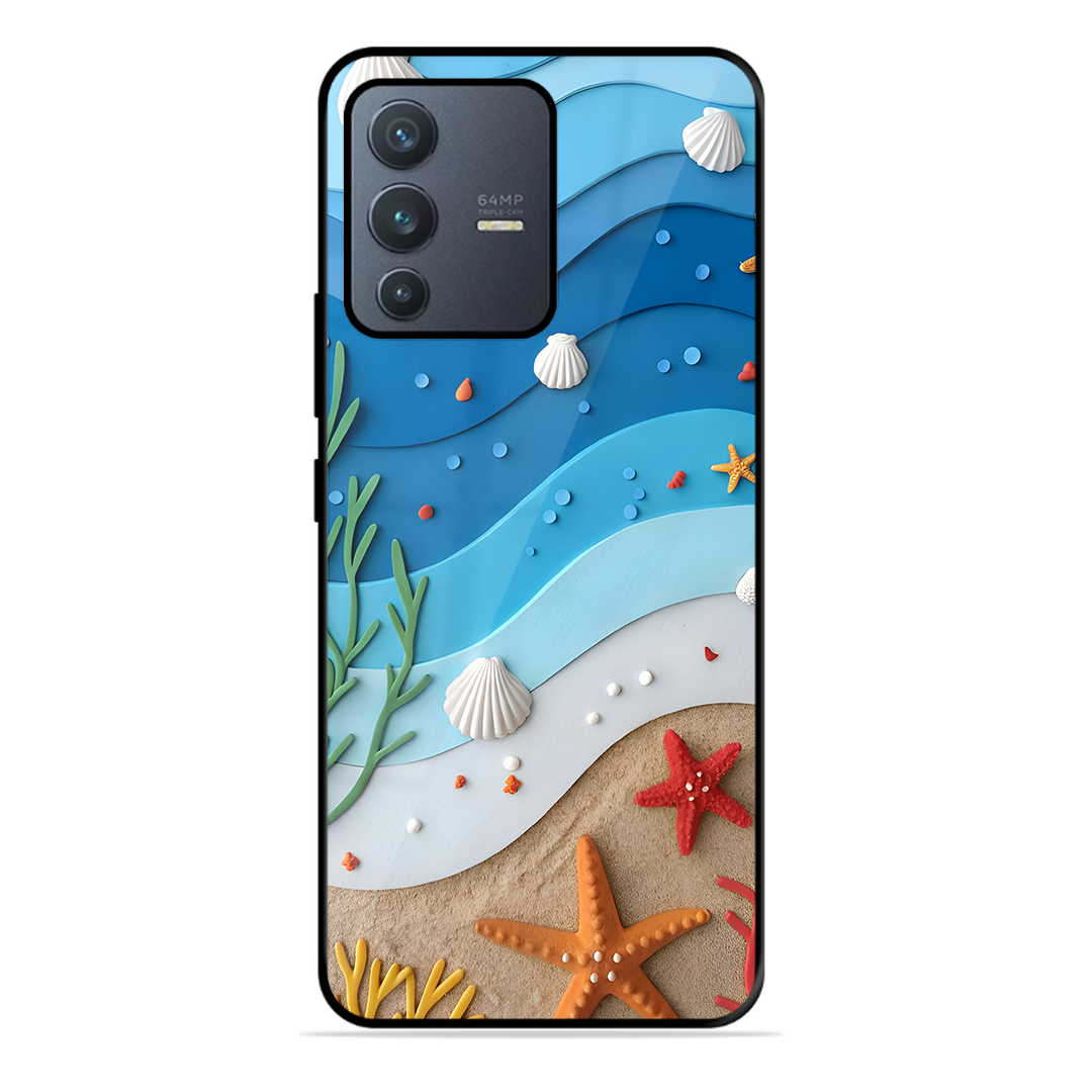 Beach Thing Printed Protective Phone Cover forVivo V23 5G