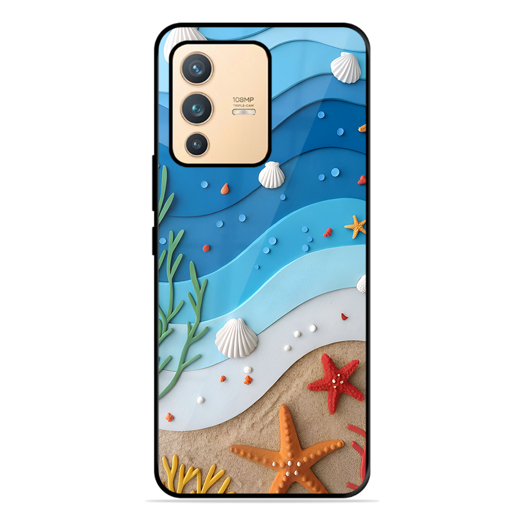 Beach Thing Printed Protective Phone Cover forVivo V23 Pro 5G