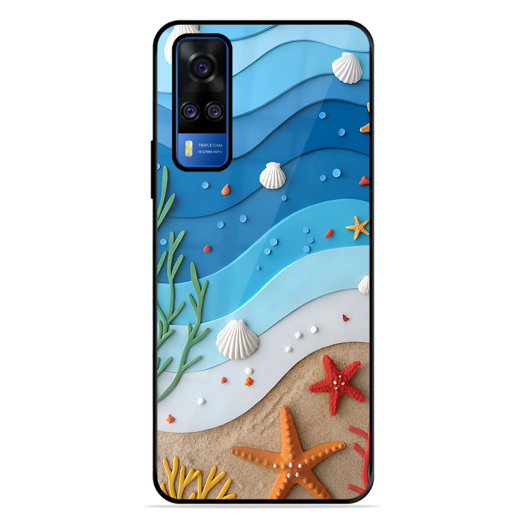 Beach Thing Printed Protective Phone Cover forVivo Y51A