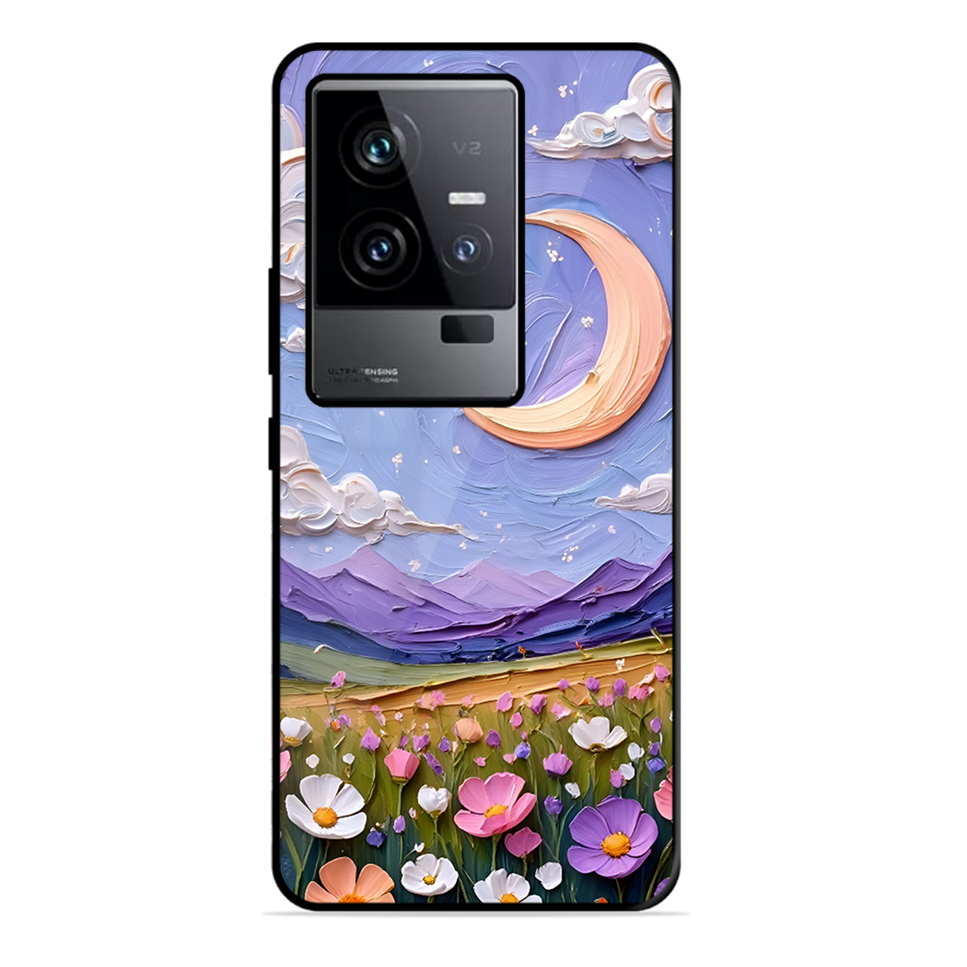 Beauty In Floral Printed Protective Phone Cover forIqoo 11 5G