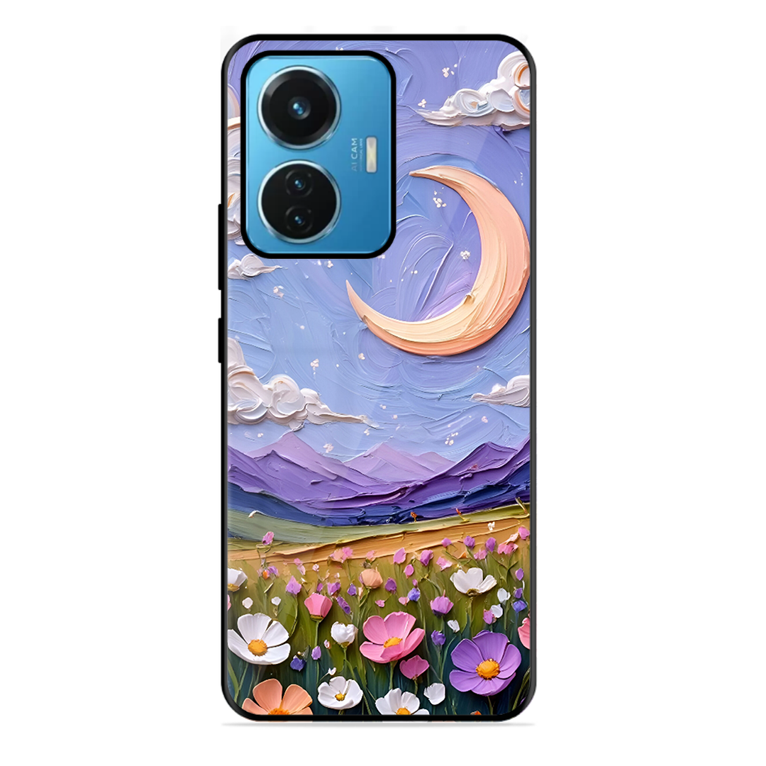 Beauty In Floral Printed Protective Phone Cover forIqoo Z6 44W