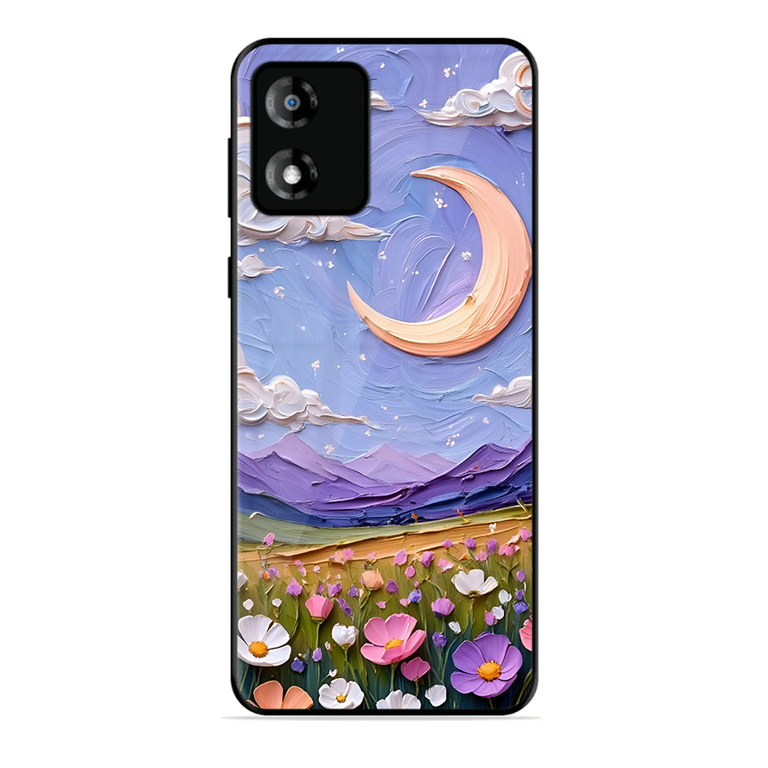 Beauty In Floral Printed Protective Phone Cover forMotorola Moto E13