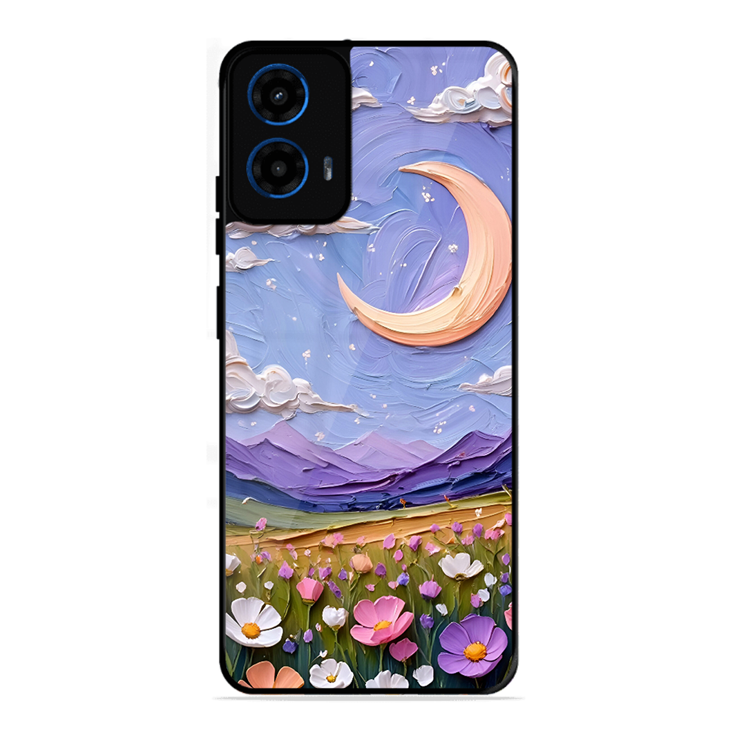 Beauty In Floral Printed Protective Phone Cover forMotorola Moto G45 5G
