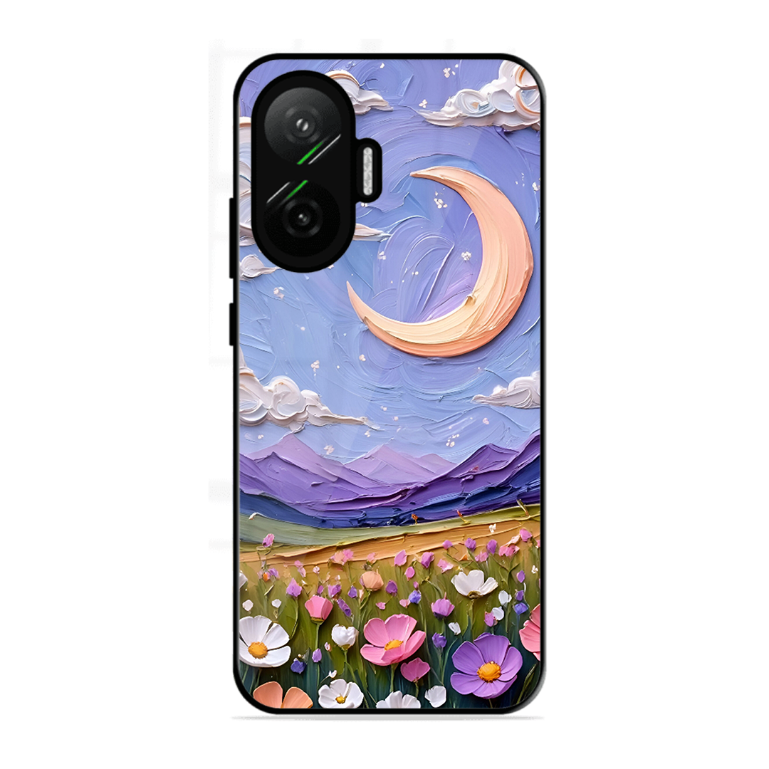 Beauty In Floral Printed Protective Phone Cover forPoco F7 5G