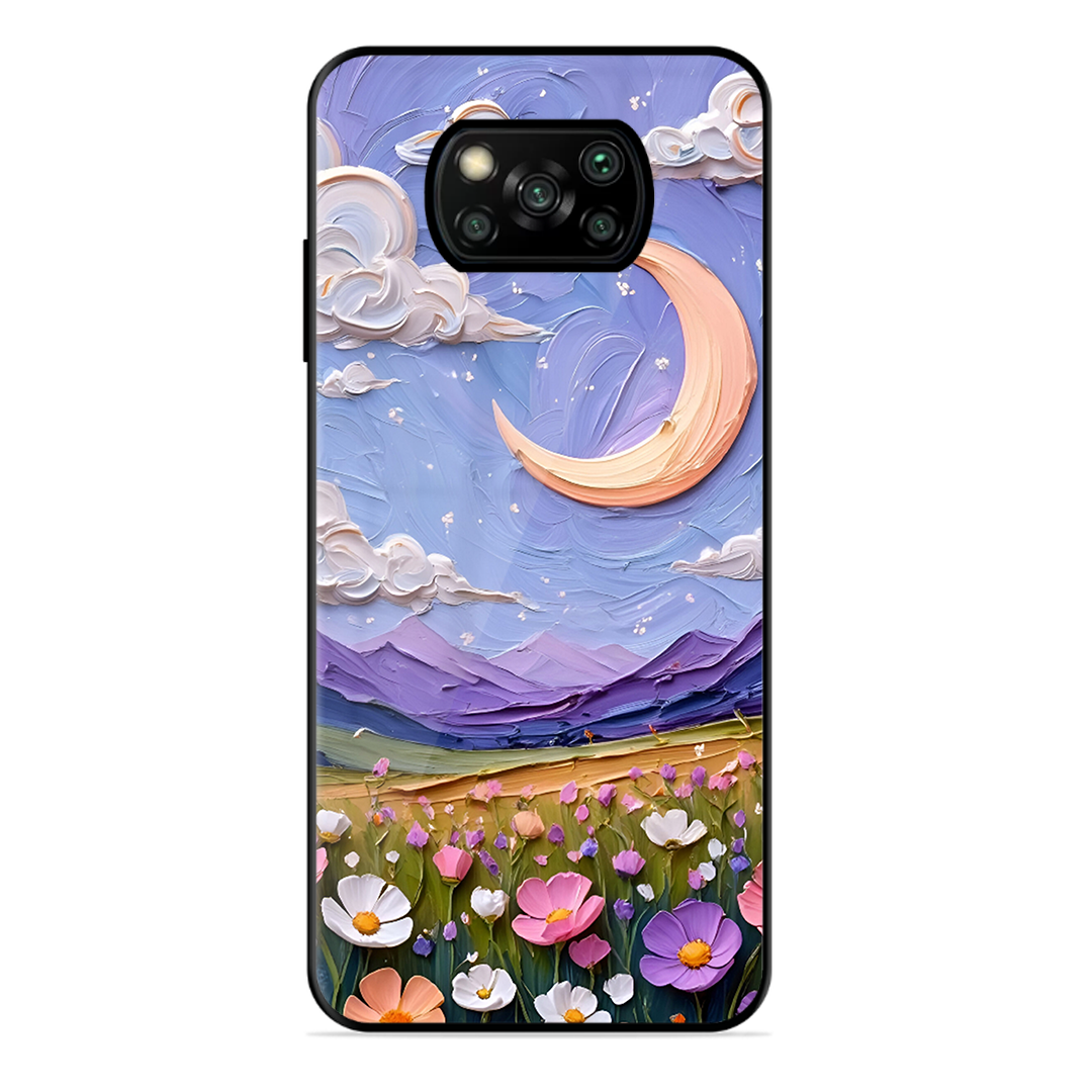 Beauty In Floral Printed Protective Phone Cover forPoco X3 Pro