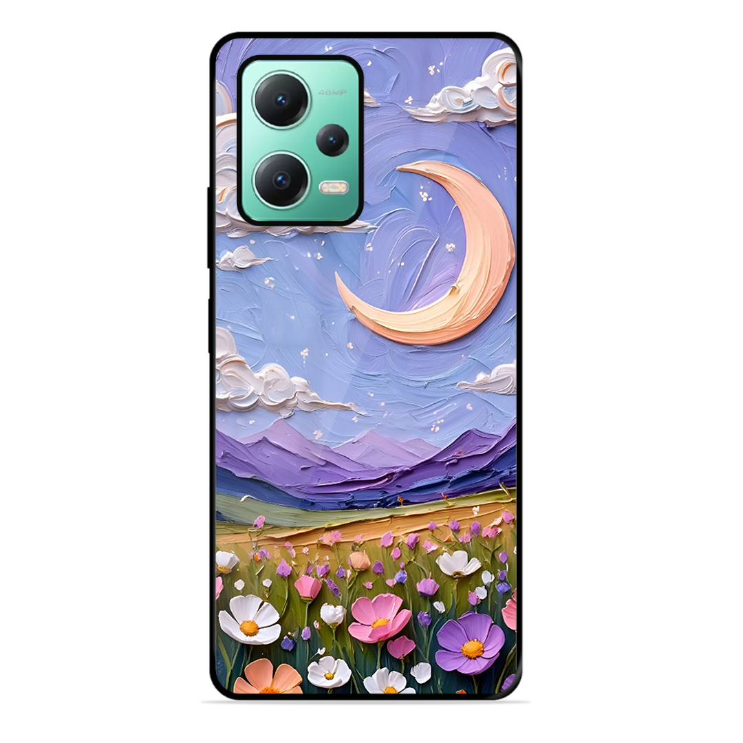 Beauty In Floral Printed Protective Phone Cover forPoco X5 5G