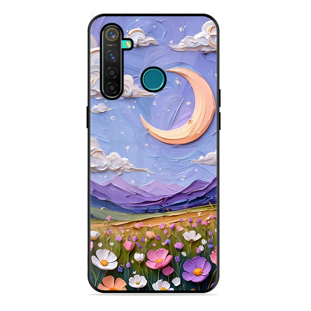 Beauty In Floral Printed Protective Phone Cover forRealme 5 Pro