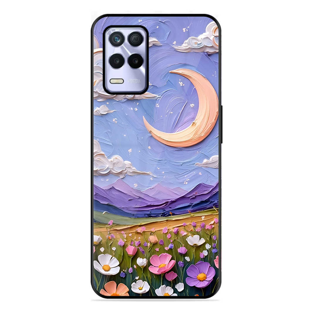Beauty In Floral Printed Protective Phone Cover forRealme 8S 5G