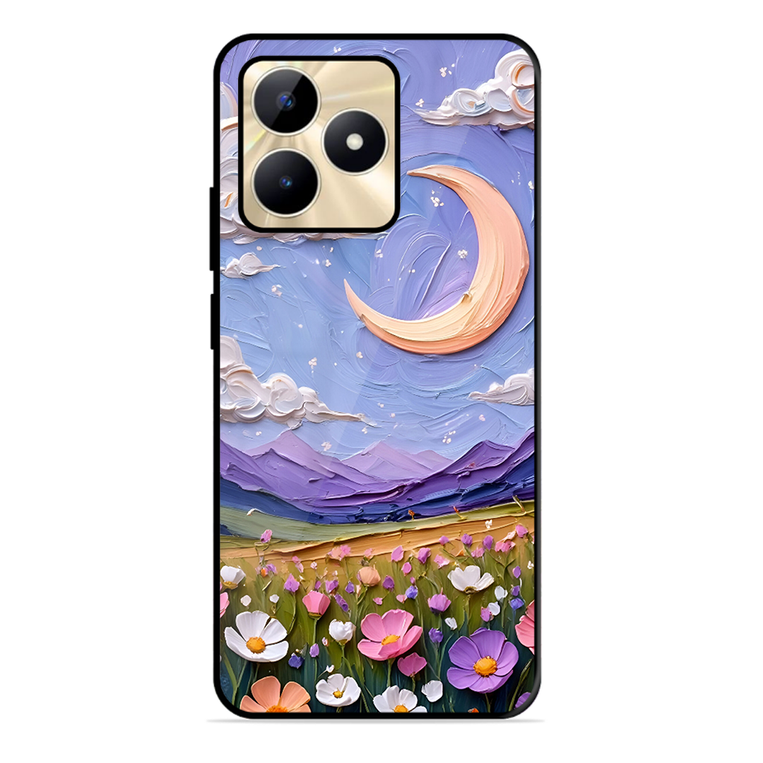 Beauty In Floral Printed Protective Phone Cover forRealme C53