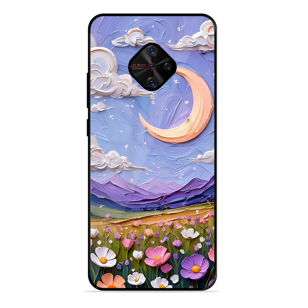 Beauty In Floral Printed Protective Phone Cover forVivo S1 Pro