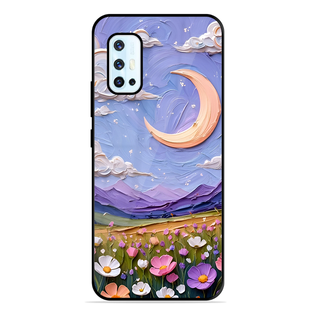 Beauty In Floral Printed Protective Phone Cover forVivo V17