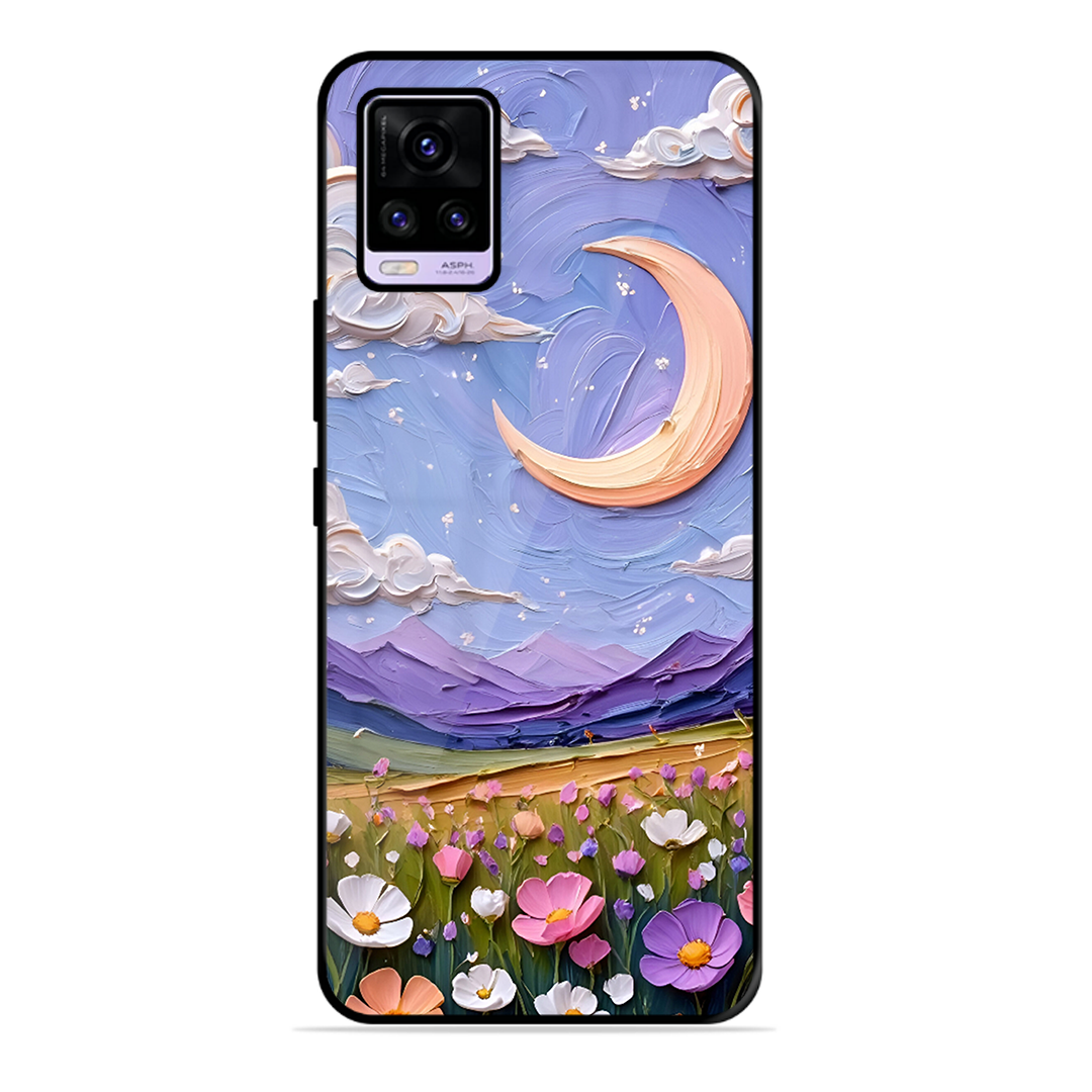 Beauty In Floral Printed Protective Phone Cover forVivo V20