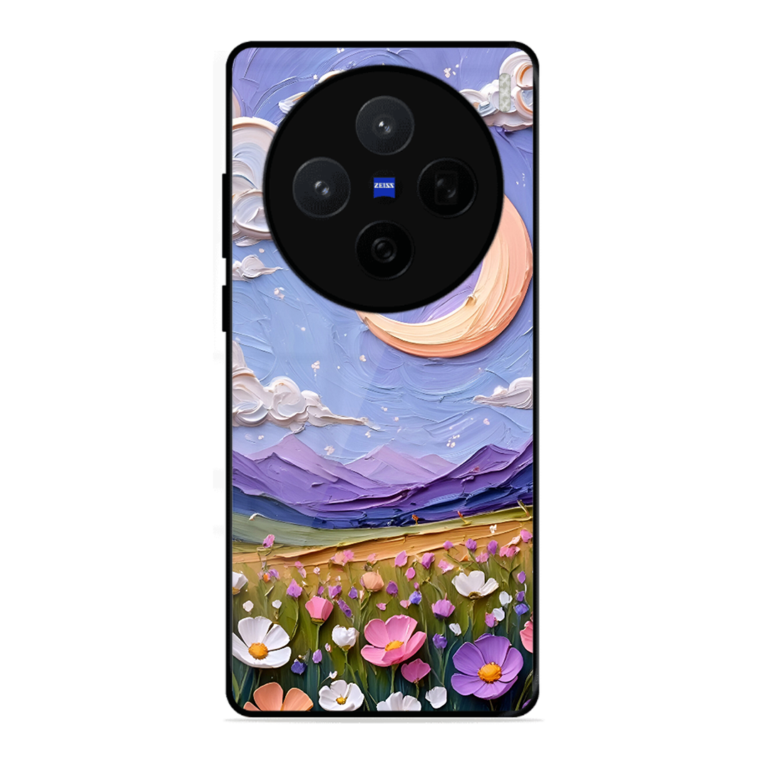 Beauty In Floral Printed Protective Phone Cover forVivo X200 5G