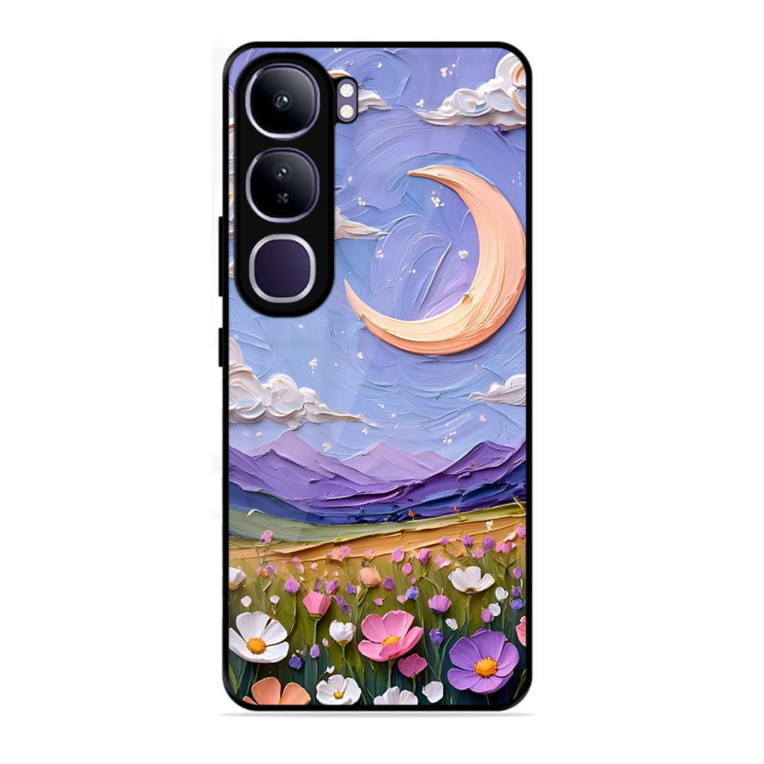 Beauty In Floral Printed Protective Phone Cover forVivo Y300 5G