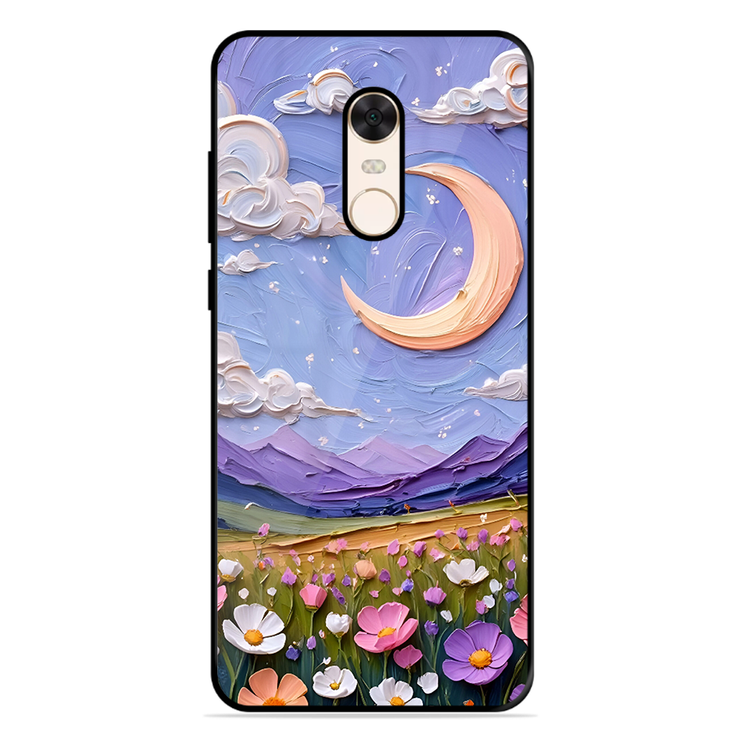 Beauty In Floral Printed Protective Phone Cover forXiaomi Redmi Note 5