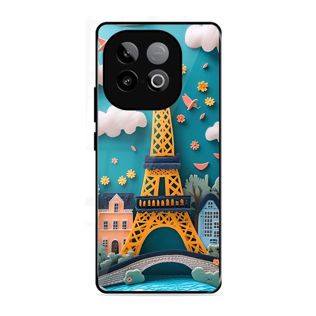 Eiffel Tower Printed Protective Phone Cover forIqoo Neo 10 5G