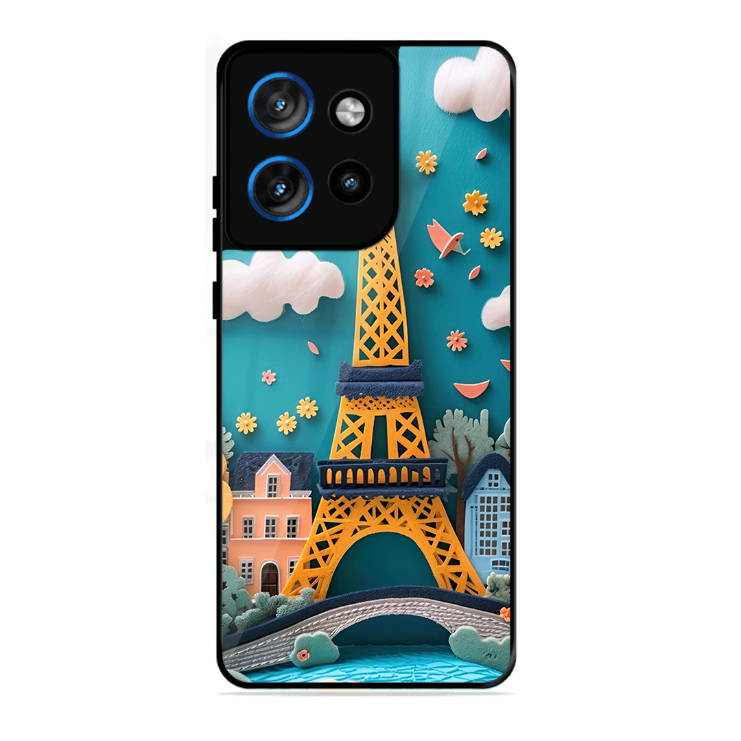 Eiffel Tower Printed Protective Phone Cover forMotorola Moto Edge 50 Neo 5G