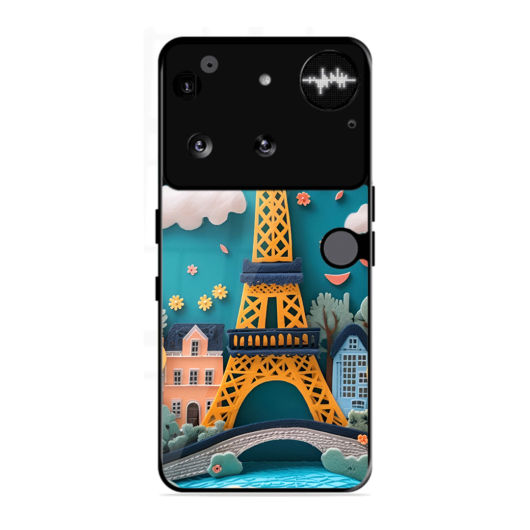 Eiffel Tower Printed Protective Phone Cover forNothing Phone 3