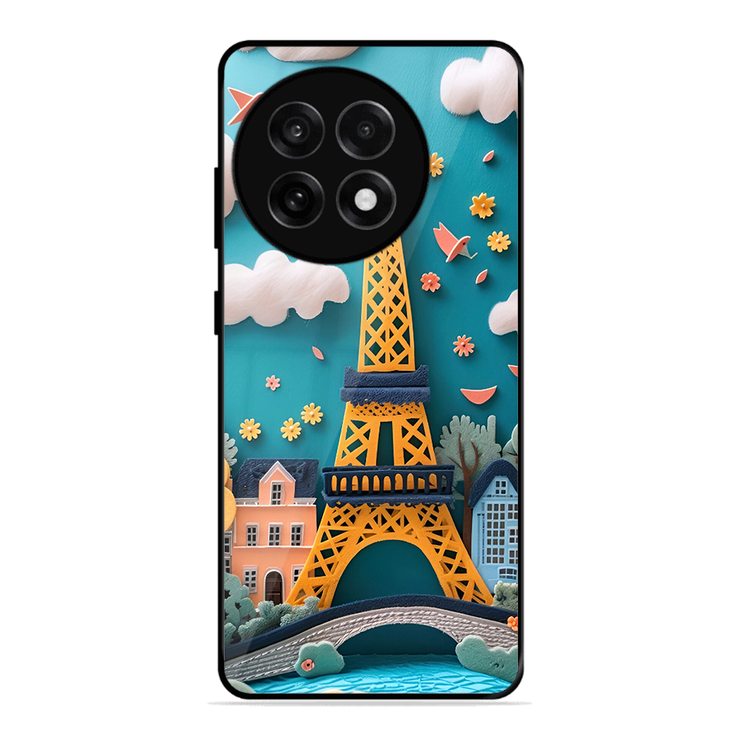 Eiffel Tower Printed Protective Phone Cover forOneplus 13R 5G