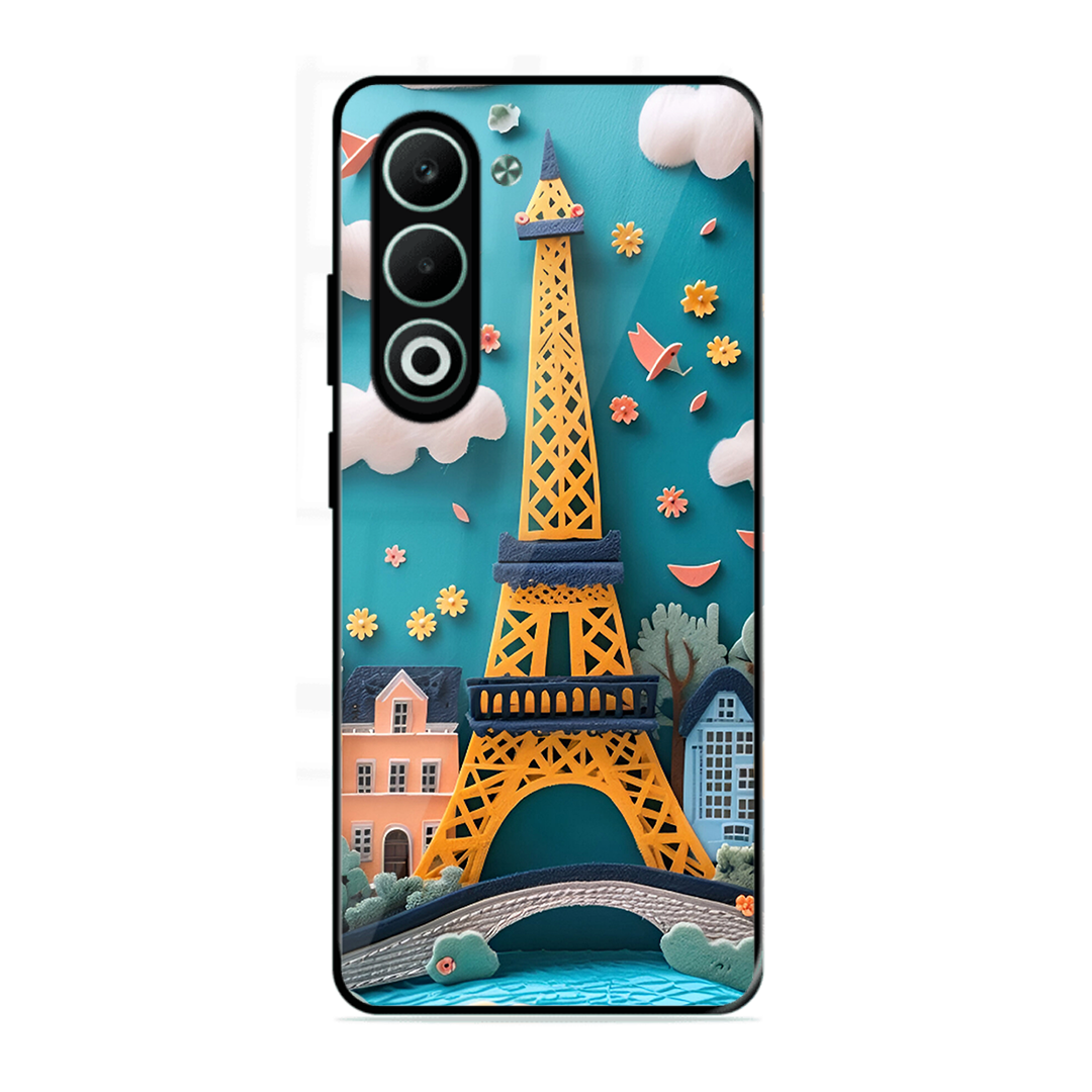 Eiffel Tower Printed Protective Phone Cover forOppo A5 5G