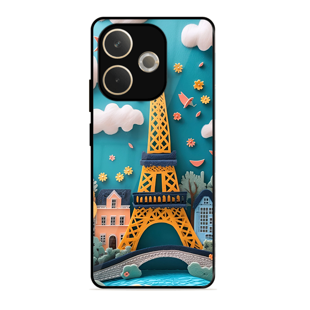Eiffel Tower Printed Protective Phone Cover forOppo A5 Pro 5G