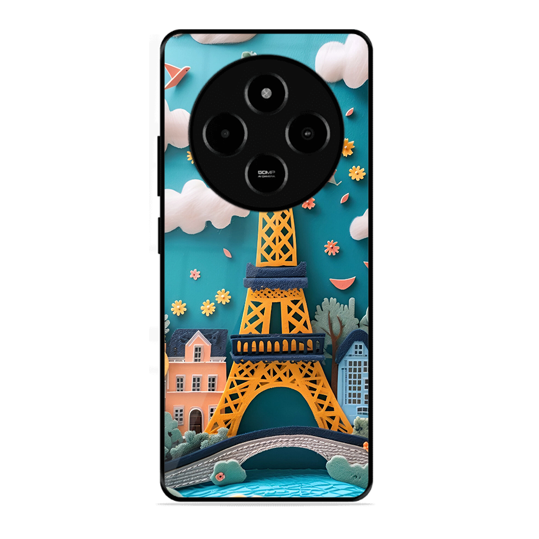 Eiffel Tower Printed Protective Phone Cover forPoco M7 5G