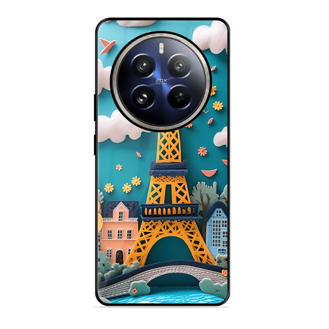 Eiffel Tower Printed Protective Phone Cover forRealme 12 Pro 5G