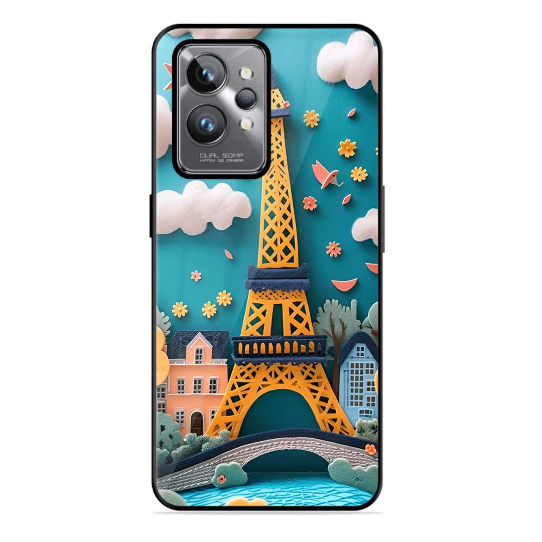 Eiffel Tower Printed Protective Phone Cover forRealme Gt 2 Pro