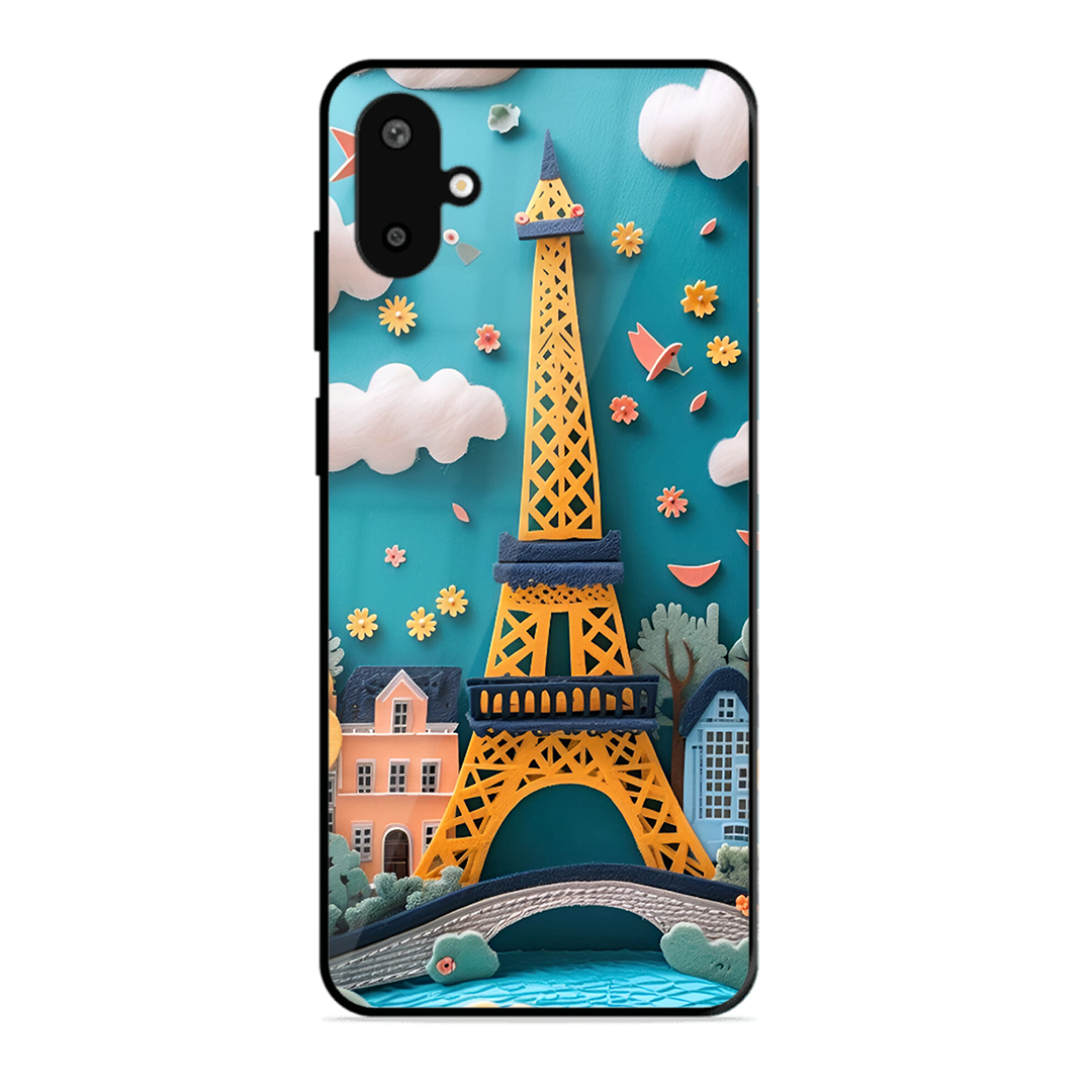 Eiffel Tower Printed Protective Phone Cover forSamsung Galaxy F06