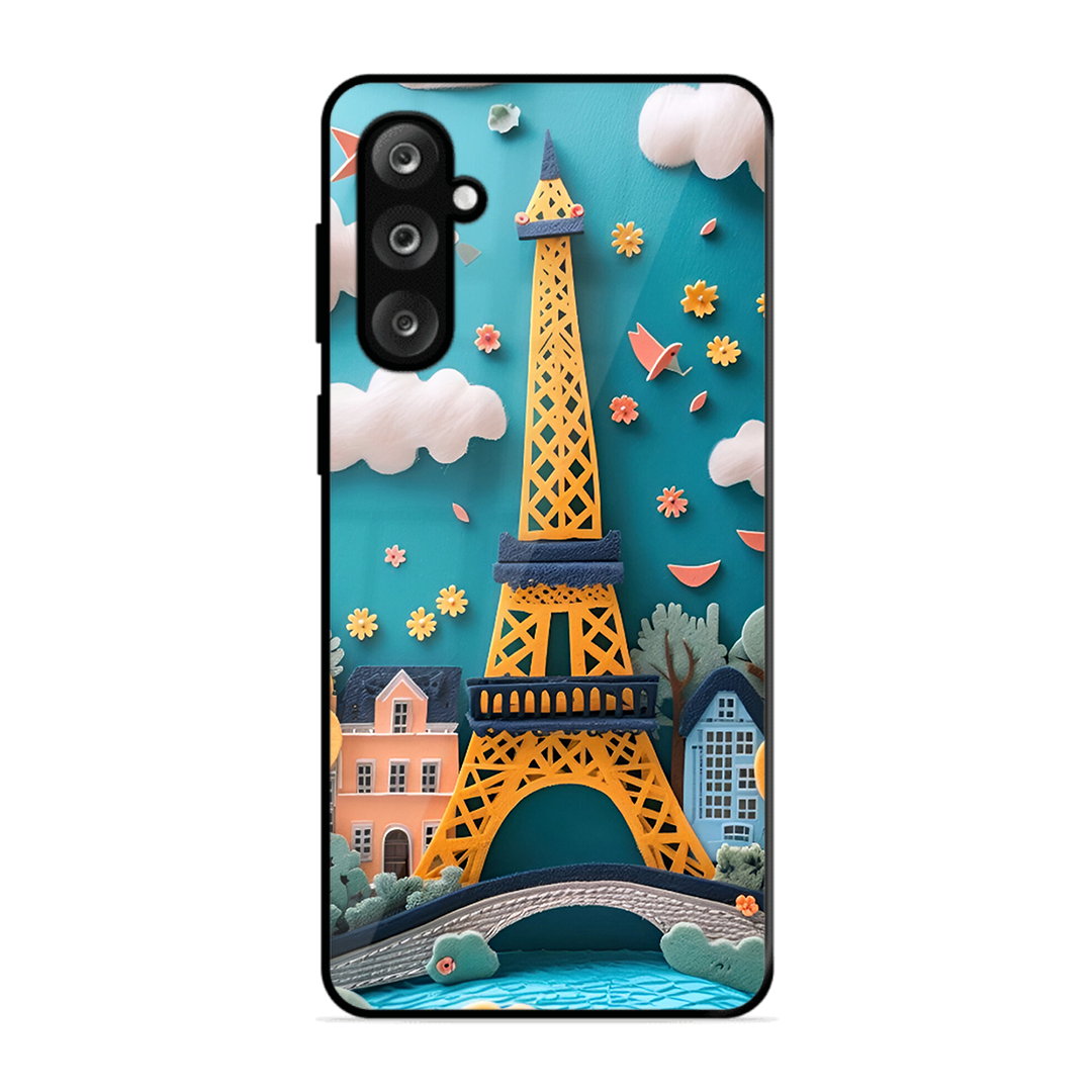 Eiffel Tower Printed Protective Phone Cover forSamsung Galaxy M36 5G