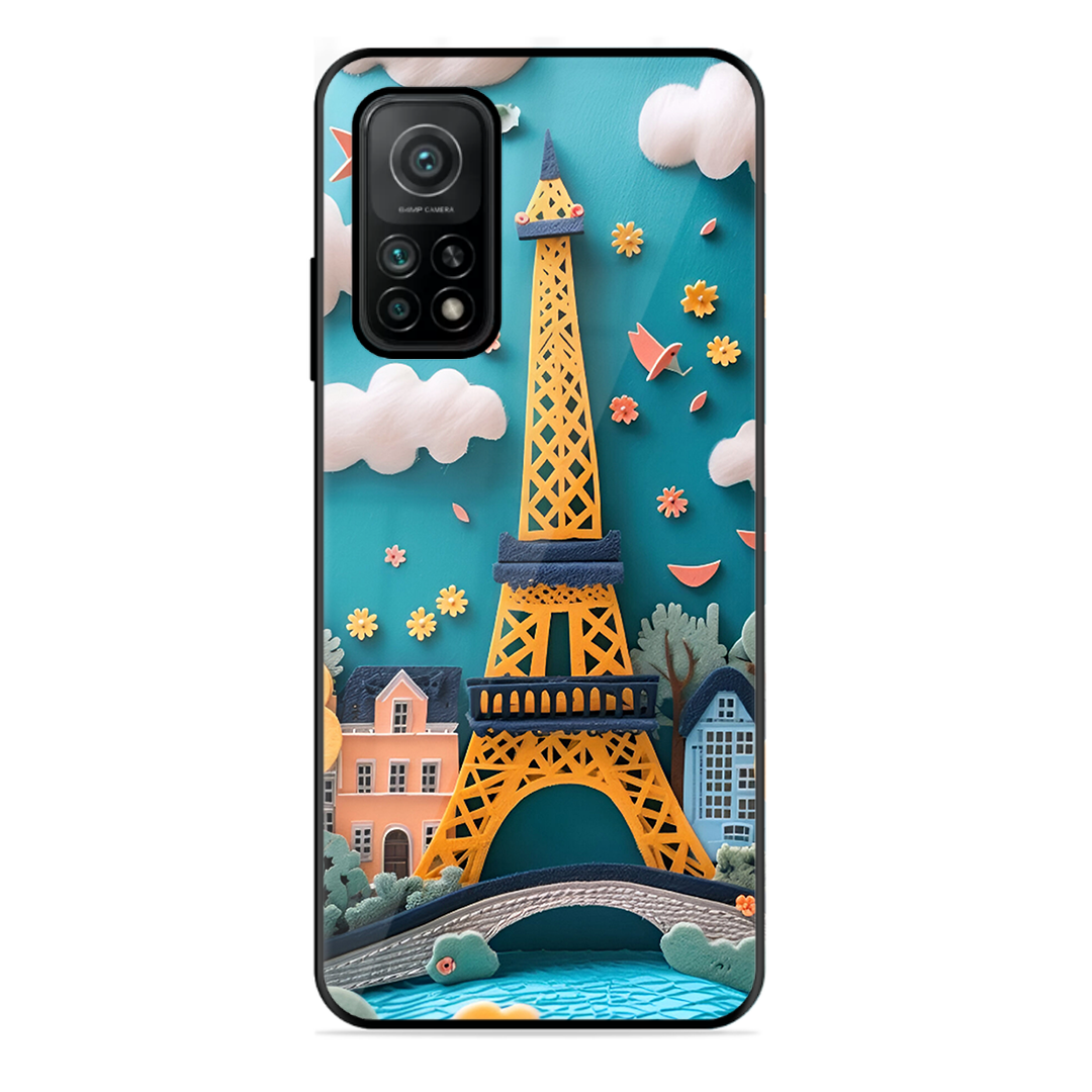 Eiffel Tower Printed Protective Phone Cover forXiaomi Mi 10T 5G