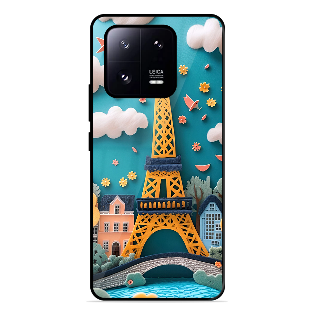 Eiffel Tower Printed Protective Phone Cover forXiaomi Mi 13 Pro 5G
