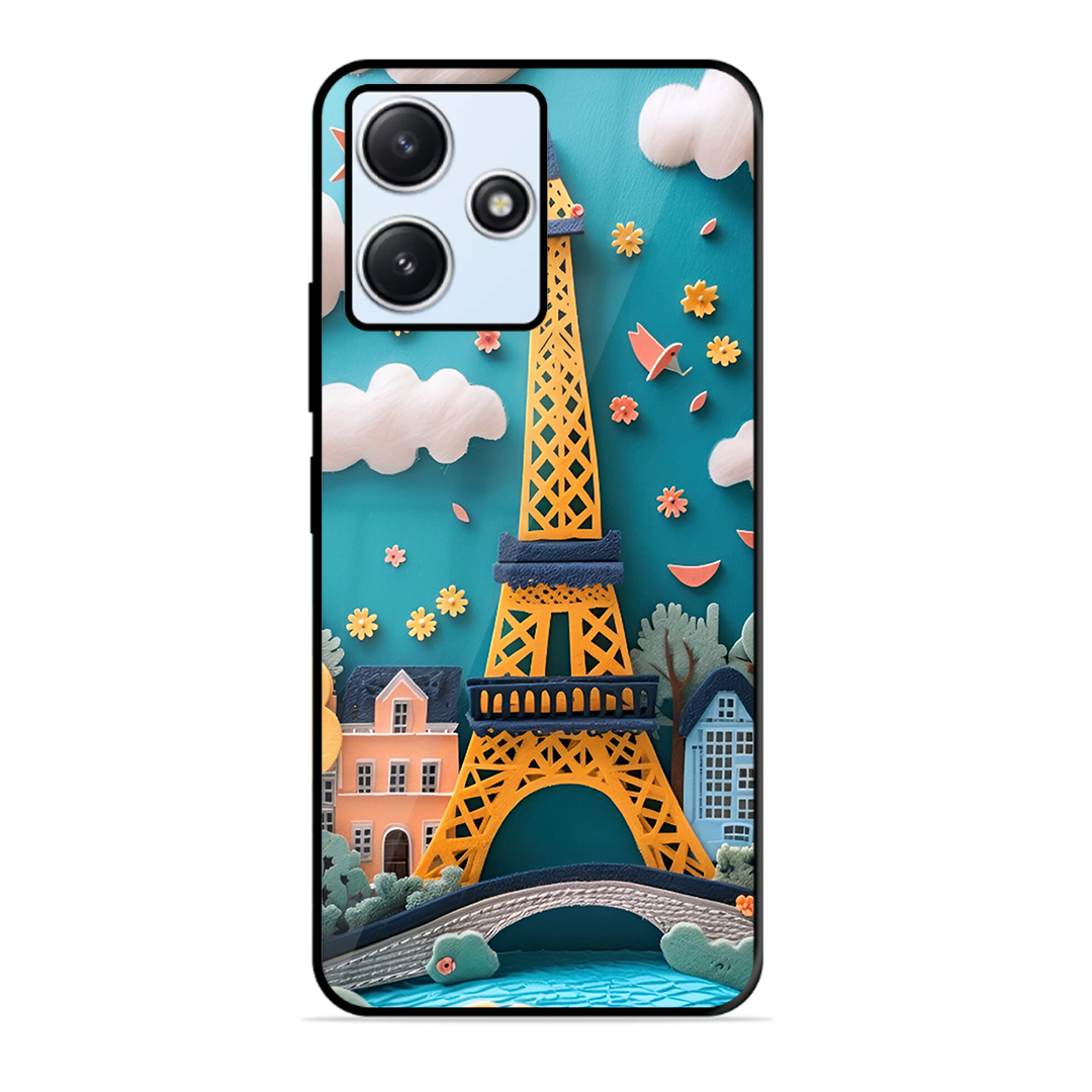 Eiffel Tower Printed Protective Phone Cover forXiaomi Redmi 12 5G